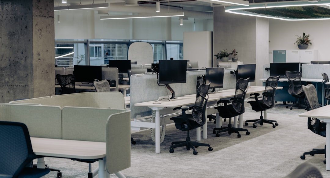 Clean commercial office corridor — commercial cleaning support direction
