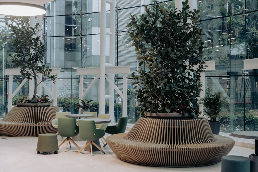 Clean workplace reception area — building cleaning direction
